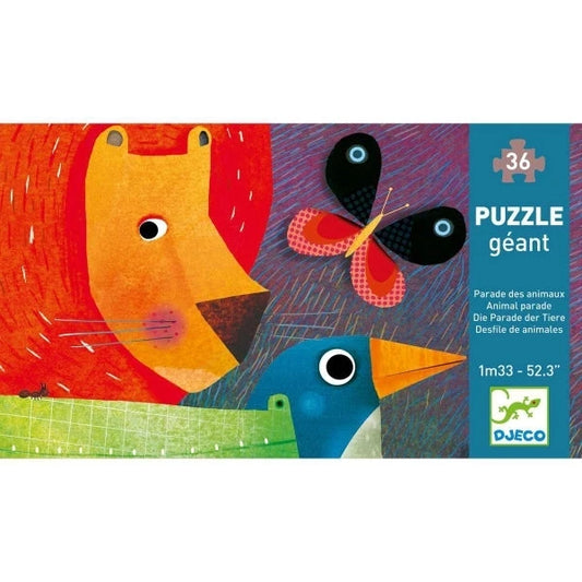 Bodenpuzzle Tierparade 36 Teile